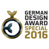 Cerniera per porte in alluminio a 2 ali German-design-award
