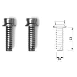 Kit fissaggio maniglione singolo per porte in legno - Tropex Design